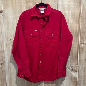Carhartt Red Rugged Outdoor Shirt L